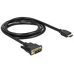DELOCK Cable DVI 18+1 > HDMI-A 1.5 m bl.